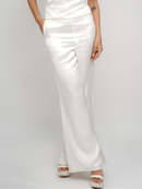 Elara Pants - White Parallel Pants